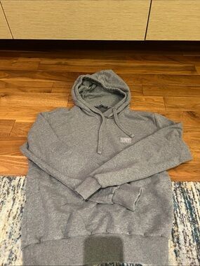 Dolce Gabbana Men's Gray Long-Sleeve Hooded Sweatshirt